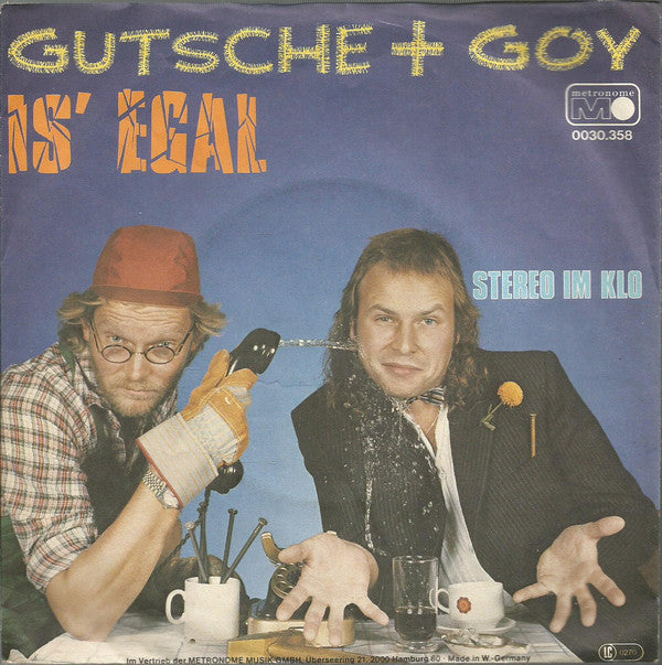 Gutsche + Goy - Is' Egal 06153 Vinyl Singles Goede Staat