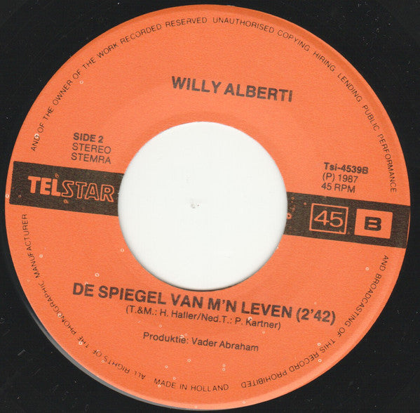 Willy Alberti - Liefde Vinyl Singles Goede Staat