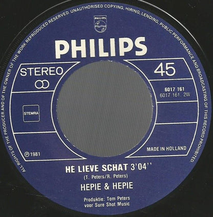 Hepie & Hepie - De Winter Was Lang 17436 36807 Vinyl Singles Goede Staat