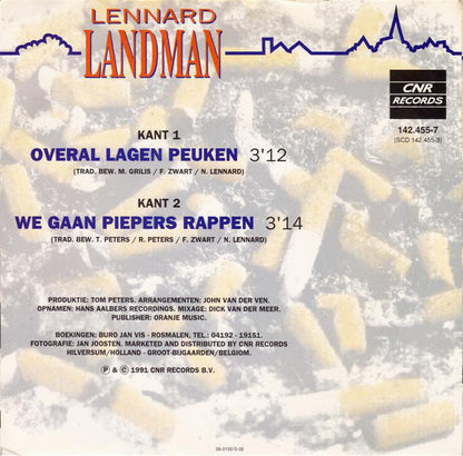 Lennard Landman - Overal Lagen Peuken 27617 13120 Vinyl Singles Goede Staat