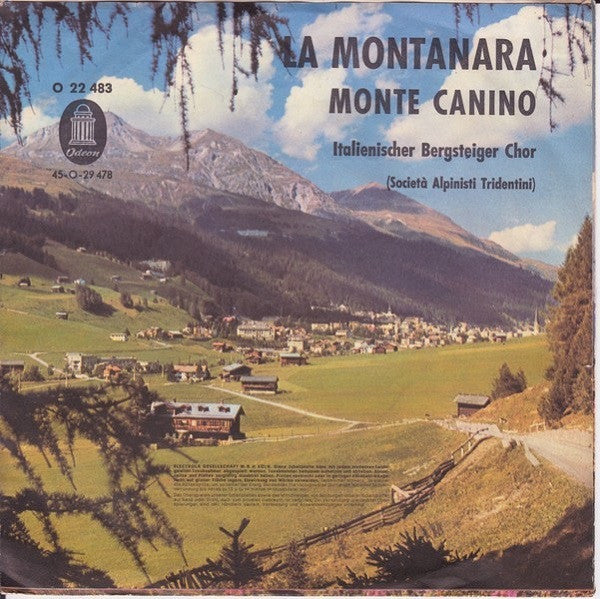 Italienischer Bergsteiger Chor - La Montanara 18312 Vinyl Singles Goede Staat