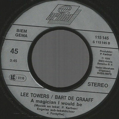 Lee Towers & Bart De Graaff - Ik Wou Dat Ik Voor Één Keer In M'n Leven 34943 Vinyl Singles Goede Staat