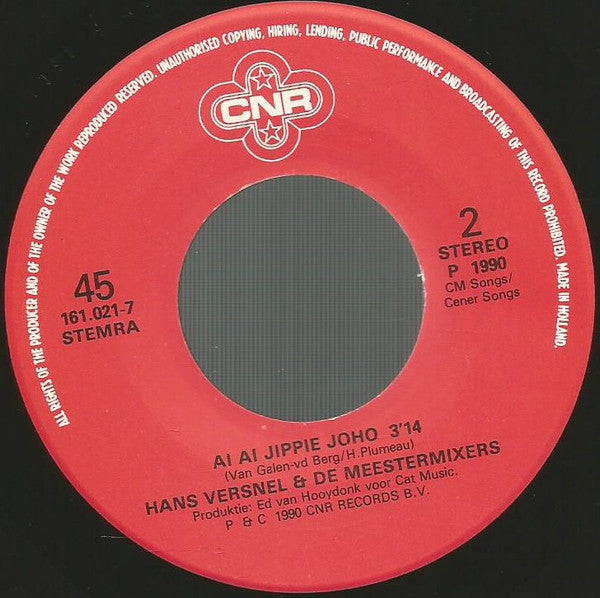 Hans Versnel & De Meestermixers - Lekker Swingen Met Die Hap 03106 Vinyl Singles Goede Staat