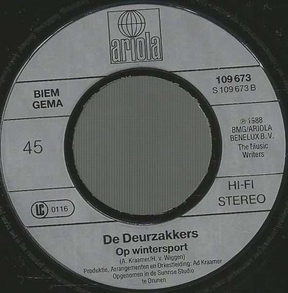 Deurzakkers - Kunnen Wij Hier Overnachten 14170 14467 33146 Vinyl Singles Goede Staat