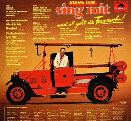 James Last - Sing Mit 8 - ... Und Ab Geht Die Feuerwehr! (LP) 49639 Vinyl LP Goede Staat