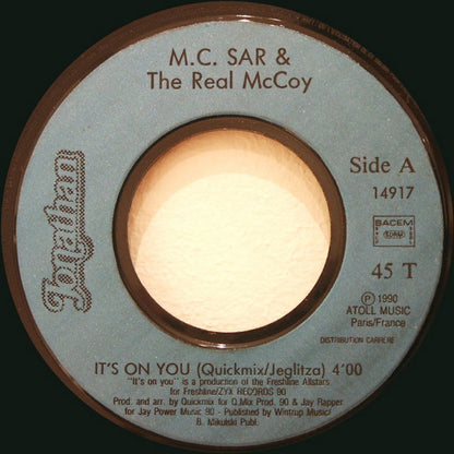 Mc Sar & The McCoy - It's On You 12399 Vinyl Singles Goede Staat