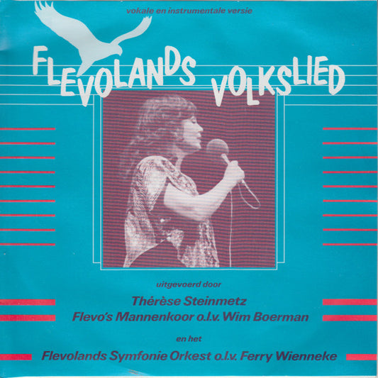 Therese Steinmetz - Flevolands Volkslied 10002 Vinyl Singles Goede Staat