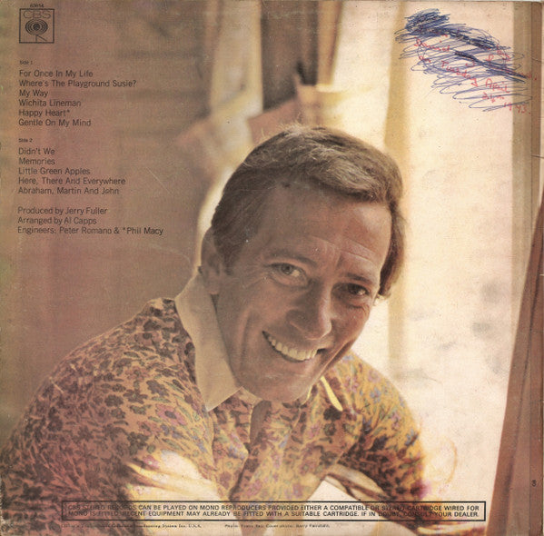 Andy Williams - Happy Heart (LP) 42563 Vinyl LP Goede Staat