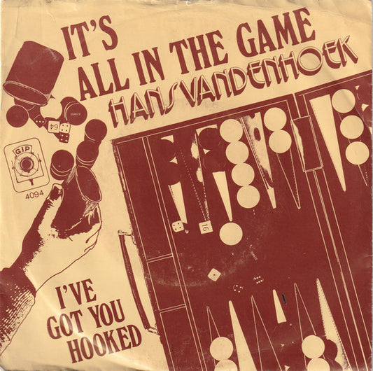 Hans Vandenhoek - It's All In The Game 19422 Vinyl Singles Goede Staat