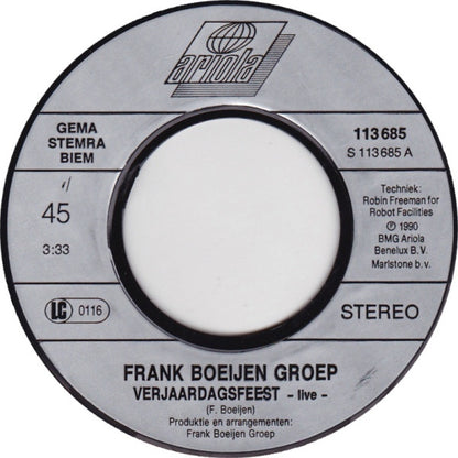 Frank Boeijen Groep - Verjaardagsfeest - Live 33623 Vinyl Singles Goede Staat