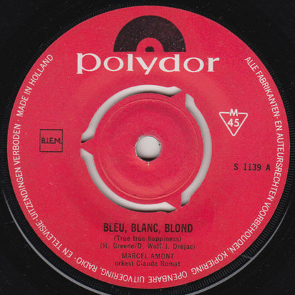 Marcel Amont - Blue Blanc Blond 30937 36170 36929 Vinyl Singles Goede Staat