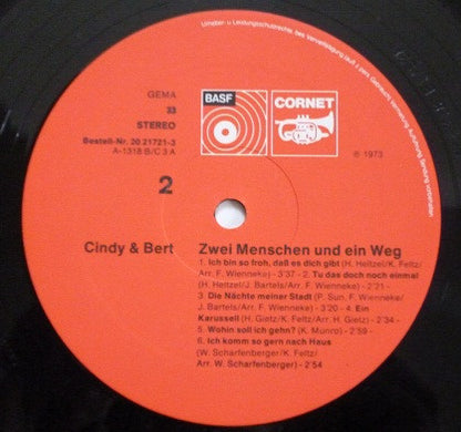 Cindy & Bert - Zwei Menschen Und Ein Weg (LP) 49262 Vinyl LP Goede Staat