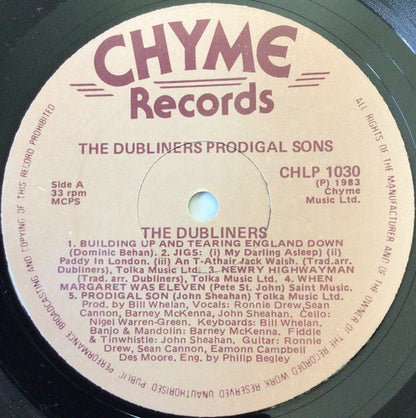 Dubliners - Prodigal Sons (LP) 46579 Vinyl LP Goede Staat