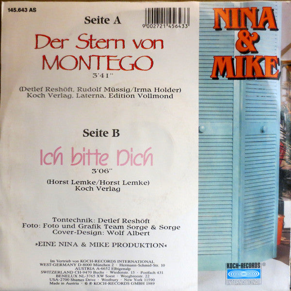 Nina & Mike - Der Stern Von Montego 24041 Vinyl Singles Goede Staat