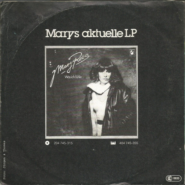 Mary Roos & David Hanselmann - Es Ist Nie Zu Spät 21385 Vinyl Singles Goede Staat