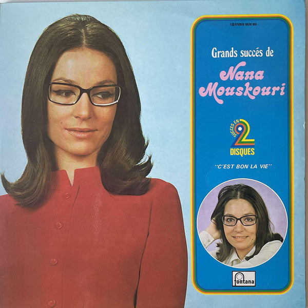 Nana Mouskouri - C'est Bon La Vie (LP) 44724 Vinyl LP Dubbel Goede Staat