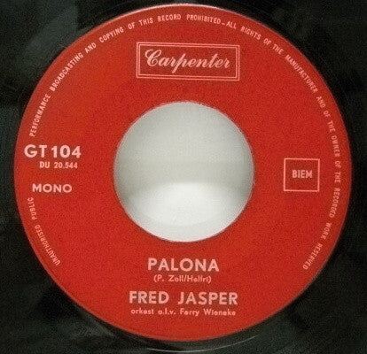 Fred Jasper - Delilah 18940 Vinyl Singles Goede Staat