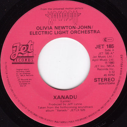 Olivia Newton-John, Electric Light Orchestra - Xanadu 35355 Vinyl Singles Goede Staat