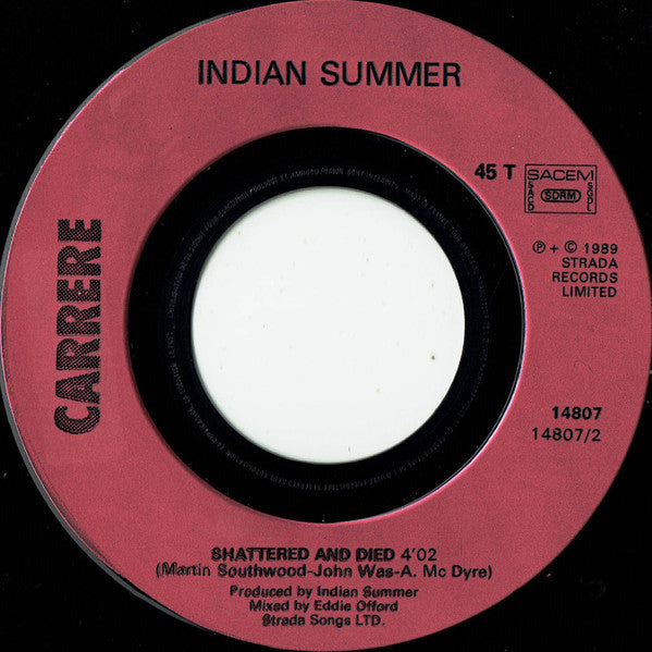 Indian Summer - Just Like Lovers album cover More images 15909 Vinyl Singles Goede Staat