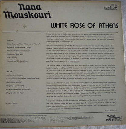 Nana Mouskouri - White Rose Of Athens (LP) 48559 Vinyl LP Goede Staat