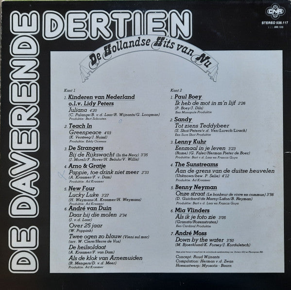 Various - De Daverende Dertien (De Hollandse Hits Van Nu) (LP) Vinyl LP Goede Staat