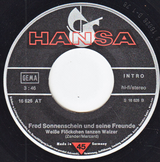 Fred Sonnenschein Und Seine Freunde - Nur Du Bist Der Allerbeste 17583 Vinyl Singles Goede Staat