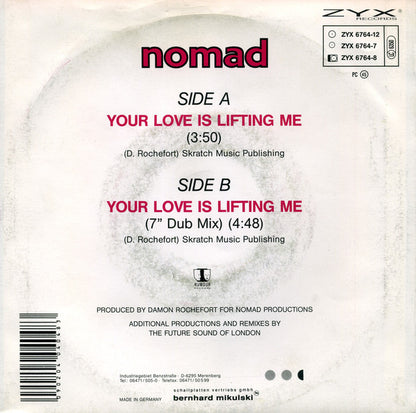 Nomad - Your Love Is Lifting Me 20155 Vinyl Singles Goede Staat