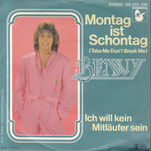 Benny - Montag Ist Schontag 31662 Vinyl Singles Goede Staat