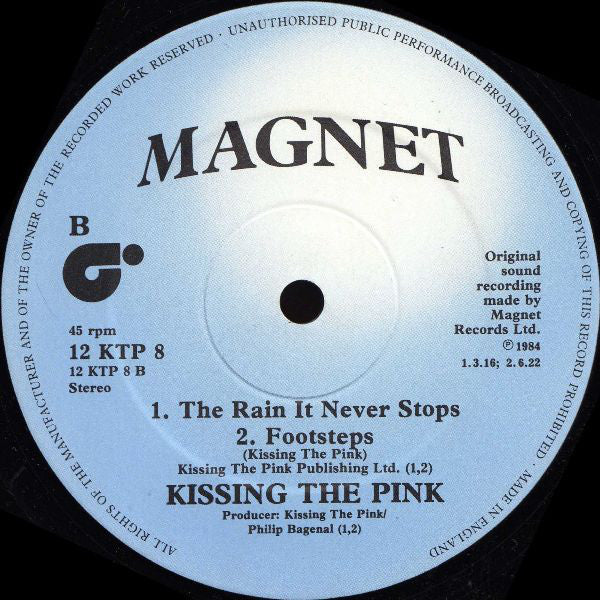 Kissing The Pink - One Step 24688 Vinyl Singles Goede Staat