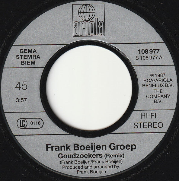 Frank Boeijen Groep - Goudzoekers 28829 Vinyl Singles Goede Staat