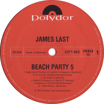 James Last - Beachparty 5 (LP) 41358 Vinyl LP Goede Staat