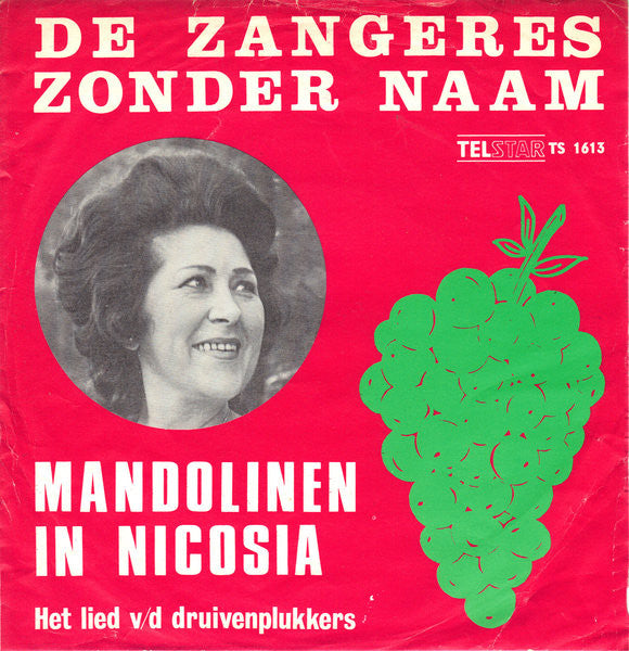 Zangeres Zonder Naam - Mandolinen In Nicosia 34874 Vinyl Singles Goede Staat