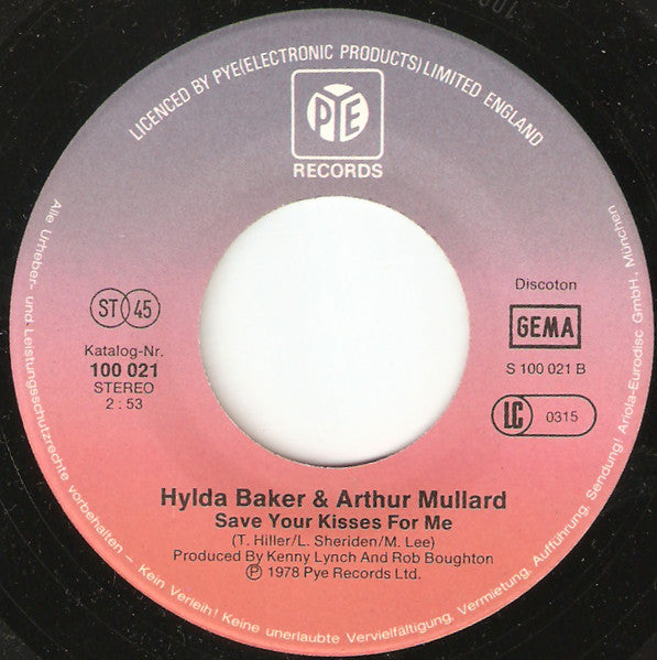 Hylda Baker & Arthur Mullard - You're The One That I Want 31763 Vinyl Singles Goede Staat