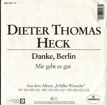 Dieter Thomas Heck - Danke, Berlin 21584 Vinyl Singles Goede Staat