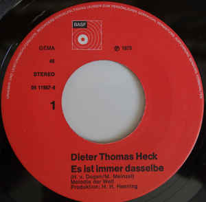 Dieter Thomas Heck - Es Ist Immer Dasselbe 05409 Vinyl Singles Goede Staat