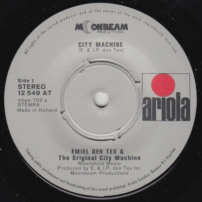 Emiel Den Tex - City Machine 18029 Vinyl Singles Goede Staat