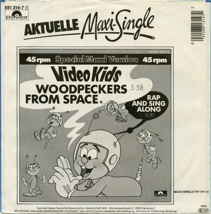 Video Kids - Woodpeckers From Space 39395 Vinyl Singles Goede Staat