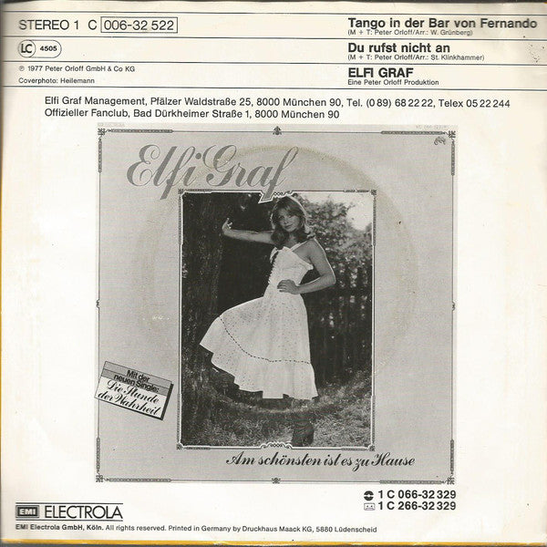 Elfi Graf - Tango In Der Bar Von Fernando 12597 Vinyl Singles Goede Staat