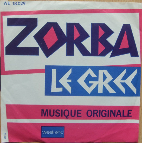 Duo Acropolis ‎– Zorba Le Grec 39818 Vinyl Singles Goede Staat