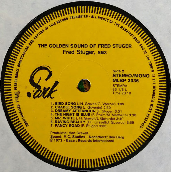 Fred Stuger - The Golden Sound Of Fred Stuger (LP) 48221 Vinyl LP Goede Staat