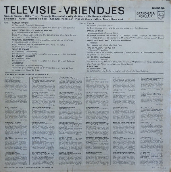 Various - Televisie-Vriendjes (LP) 46403 (B) Vinyl LP Goede Staat