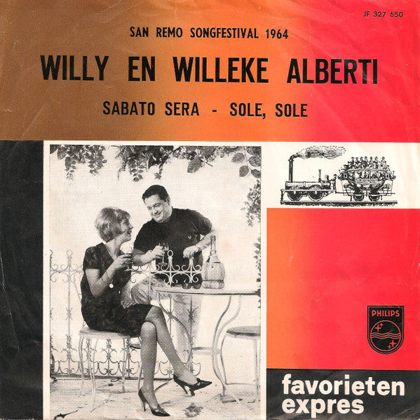 Willy En Willeke Alberti - Sabato Sera 30176 Vinyl Singles Goede Staat