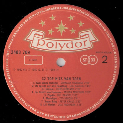 Various - 32 Top Hits Van Toen (LP) 46709 Vinyl LP Goede Staat