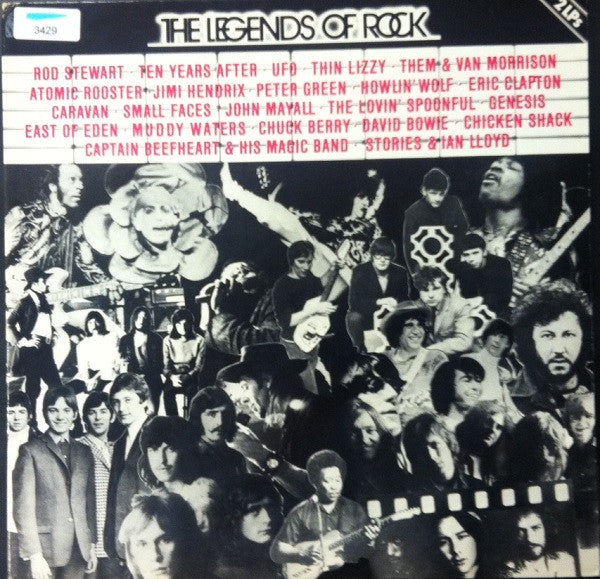 Various - The Legends Of Rock (LP) 49148 Vinyl LP Dubbel Goede Staat