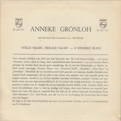 Anneke Grönloh - Stille Nacht, Heilige Nacht 22609 Vinyl Singles Goede Staat