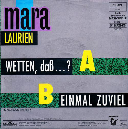 Mara Laurien - Wetten, Daß...? 21286 Vinyl Singles Goede Staat