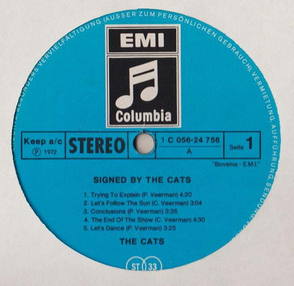 Cats - Signed By The Cats (LP) 42969 Vinyl LP Goede Staat