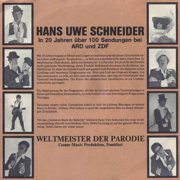 Hans Uwe Schneider - Altstars Auf Neuer Welle 20436 Vinyl Singles Goede Staat