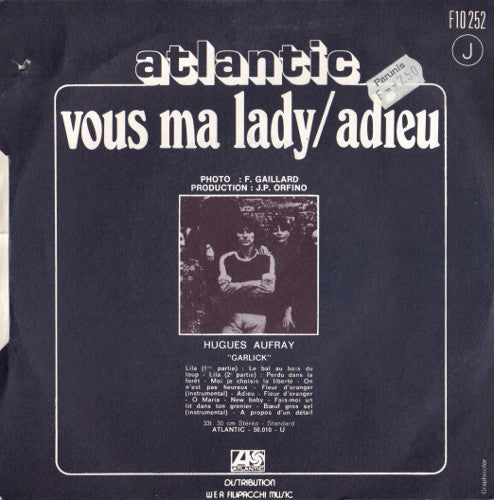 Hugues Aufray - Vous Ma Lady 18019 Vinyl Singles Goede Staat