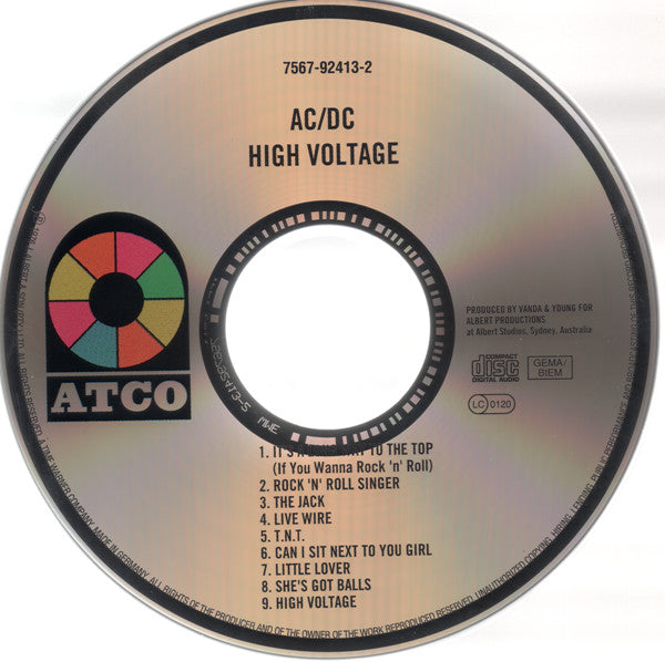 AC/DC - High Voltage (CD) Compact Disc Goede Staat